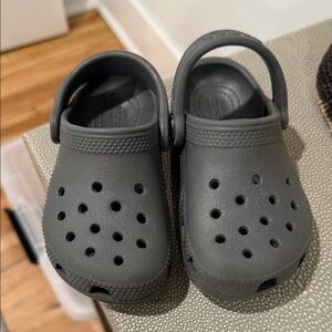 Kids Gray Crocs